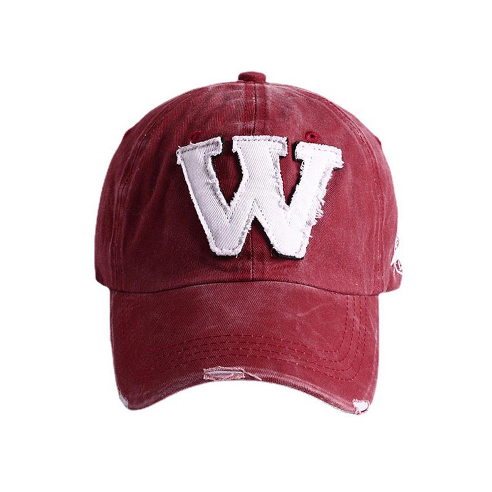 Embroidery Washed Cotton Baseball Cap Hip Hop Snapback Hat Adjustable Outdoor Use Casual Dad Hats Sunscreen Gorras W Letter Print