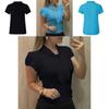 Elegant Women Short Sleeve Bow Chiffon T Shirt Blouse With Breathable Comfort For Ladies