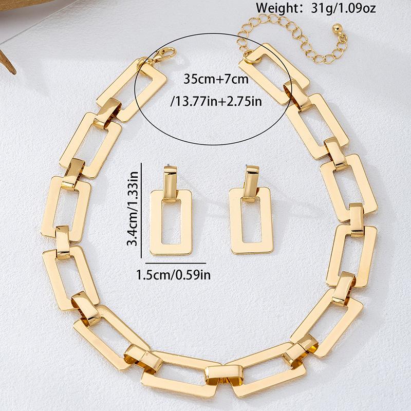 Fashion Necklace Earrings For Women Ladies