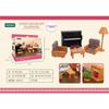 Forest Home Animal Family Mini Rabbit Villa Living Room Kitchen Bedroom Garden Micro Furniture Set Girl Pretend Play Toy Model