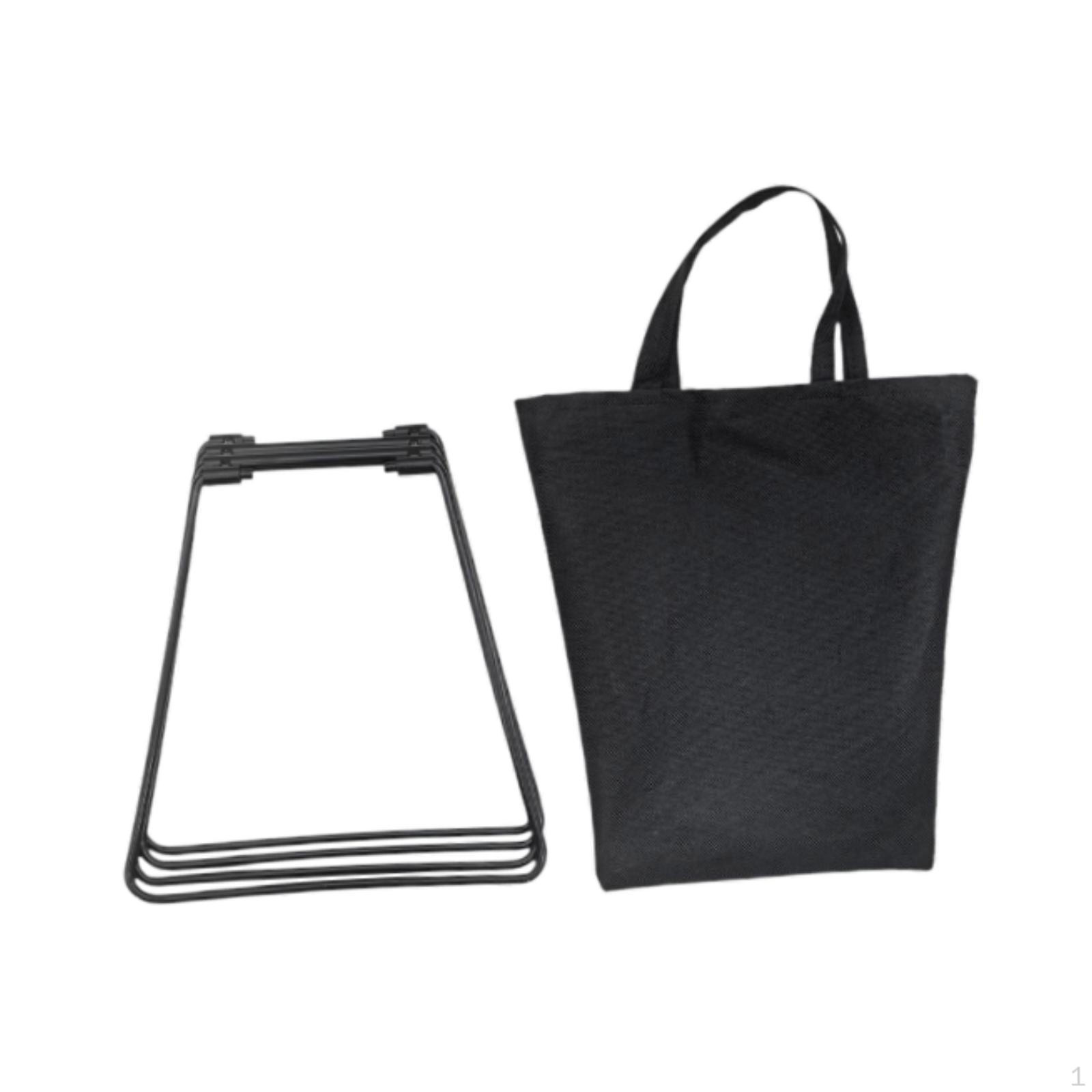 

Складная охлаждающая стойка для багажа, легкая, устойчивая, кемпинговая мебель, холодильник, держатель для льда Black