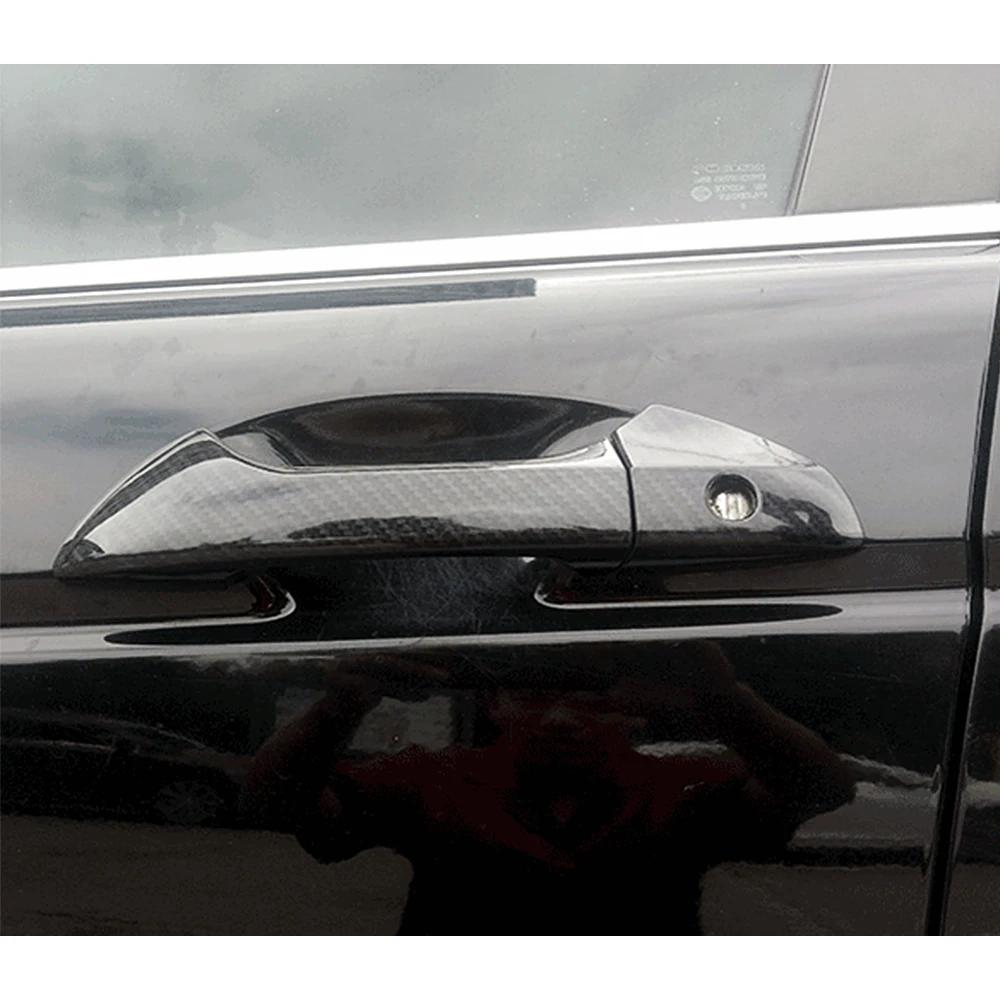 For Honda Accord 8 Gen 2008 2009 2010 2011 2012 2013 Karbonfibertrykt utvendig dørhåndtaksdeksel Trim støpt rammeramme