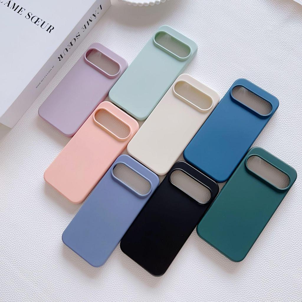 Compatible with Google Pixel 10/9/8/7/6 Pro/5: Liquid Phone Case & Protective Cover with Straight Edge Design.