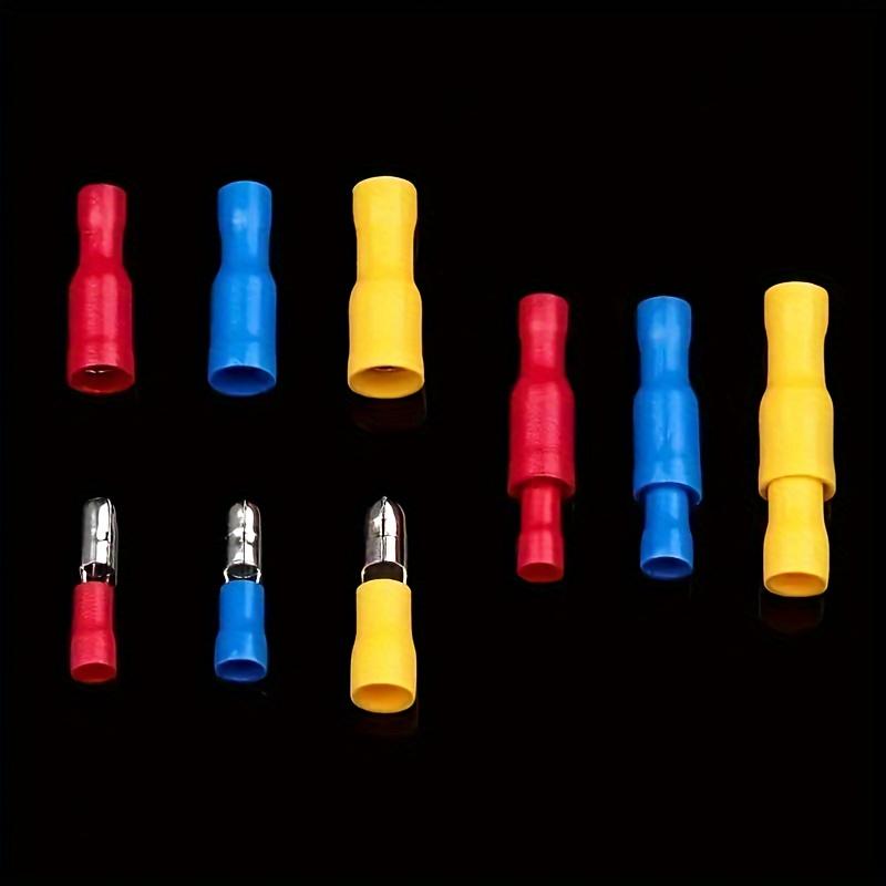Insulated Electrical Wire Terminals Crimp Connectors Assorted Set, Color-Coded with Storage Box for Automotive Wiring