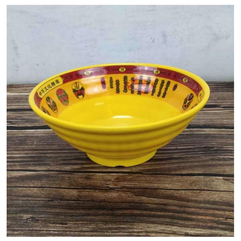 Thickened Drop-Resistant Melamine Ramen Bowls