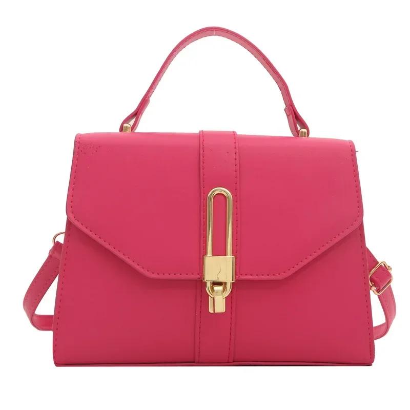 New high-end and elegant single shoulder female fashion crossbody bag casual and versatile small square bag