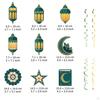 48x Eid Mubarak Spiral Hanging Decor Streamers Decorative Creative Ramadan for Festival