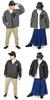The North Face Reversible Extreme Pile Cold Kelp Size O Cardigan, Unisex, Protection, Warmth, Anti-Static, Tan/Urban Navy,