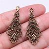 10pcs Vintage Water Droplets Charms For Earring Making DIY Earring Making Findings Accessories Earring Parts