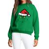Women's Fashion Casual Round Neck Long Sleeve Christmas Printed Sweatshirt