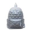 Simple and Versatile Cotton Clothes, Backpacks for Women, Relaxed Niche Twist Backpacks, Large-capacity Fluffy Student School Bags.