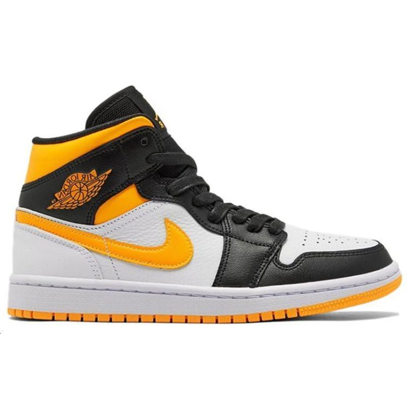 Jordan 1 Mid Laser Orange Black Women's Jordan CV5276-107