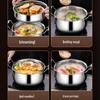 24CM Thickened Stainless Steel Universal Soup Pot