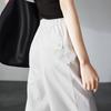 Summer Thin Wide Leg Pants for Women 2025, Fashionable, Loose and Versatile, Slimming and Elastic Waisted Casual Cropped Pants