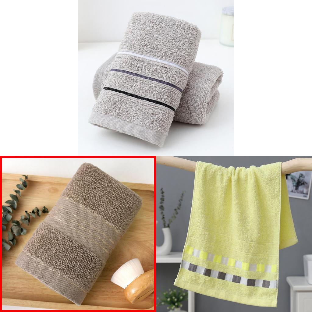 Cotton Towel With Embroidery For Home Use Perfect Absorption Gift For Women