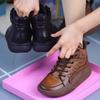 High-top casual women's shoes 2025 winter new retro Martin boots velvet casual short boots muffin versatile bread boots