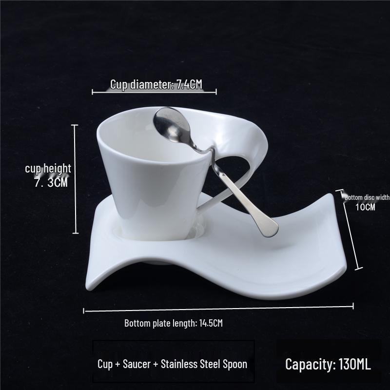 European Ceramic Espresso Cup Set: Creative Solid Color Coffee & Milk Mugs for Couples