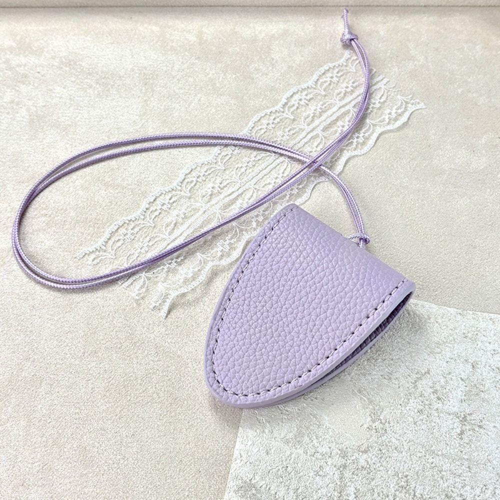 Hanging Neck Sunglasses Pendant Clip PU Leather Neck Hanging Glasses Chain Portable Glasses Clip