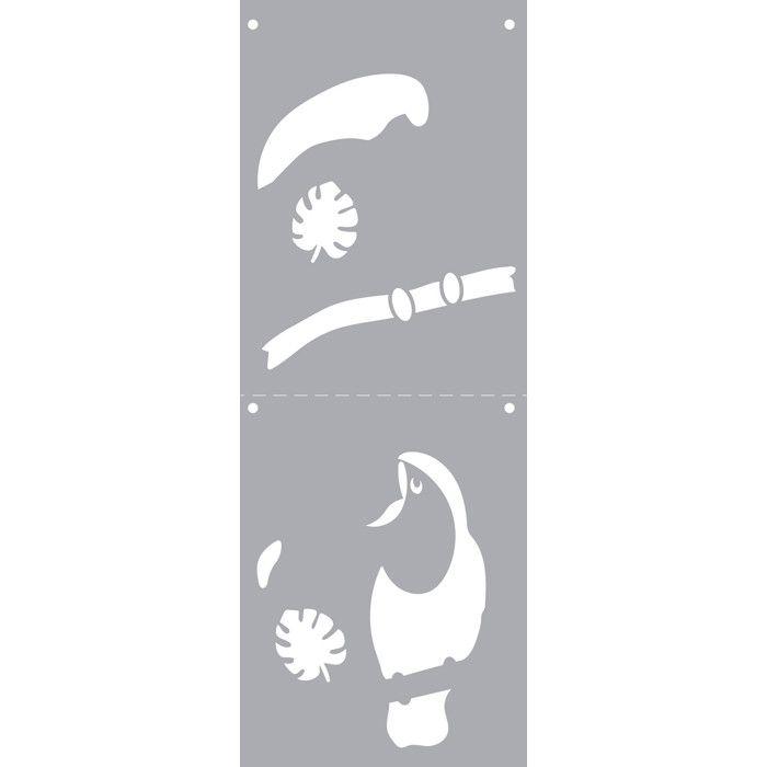 Pochoir déco 15x40 cm Toucan