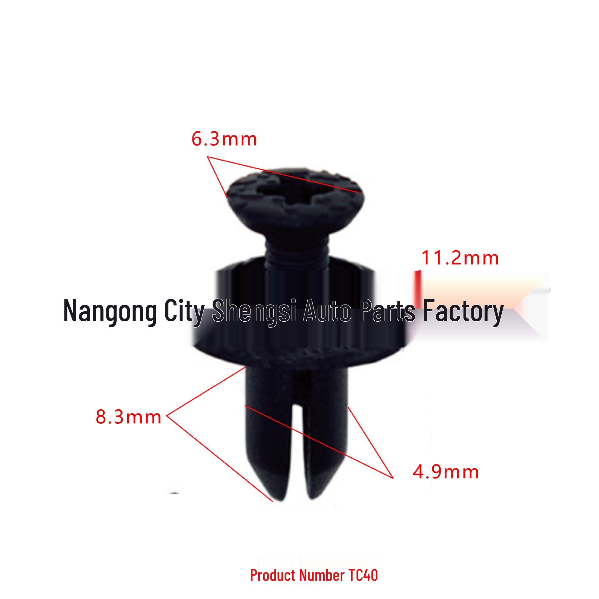 

Toyota Corolla Interior Trim Panel Accessory Set with Universal Installation Clips 10 Units