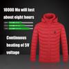 1PC Heated Cotton Heating Jacket for Men Women USB Electric Warmer Clothes Coat