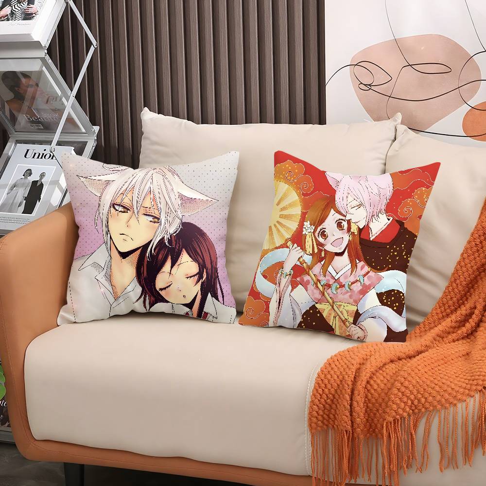 Love Anime K-Kamisama HajimemashitaS Pillow Case Soft Plush Fabric Double Sided Print Decorative Home Living Room Gift Cushion