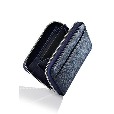 NEESE Coin Purse Men Women That Fits Folded Bills Made Genuine Leather Compact Wallet Mini Cowhide Card Case Anti-skimming Magnetic Protection Gift