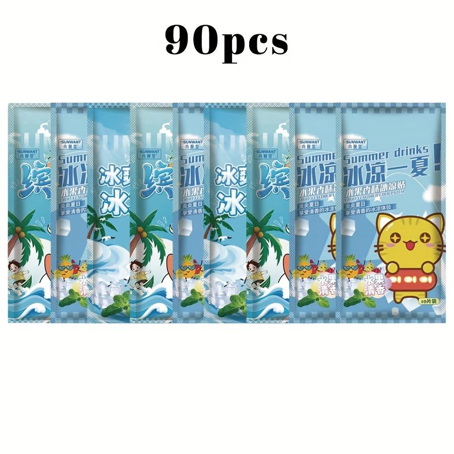 

90pcs of Instant Cold Packs That Use Gel to Cool The Body,Suitable for All Skin Types. Ice cooling stickers for physical cooling