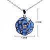 Light Luxury Real Gemstone Natural Blue Kyanite Pendant Necklace 925 Silver Fine Jewelry Elegant and Noble Gift for Women