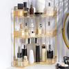 Transparent Desktop Corner Shelf 2/3-Layers Desktop Organizer Bathroom Storage Rack  Home