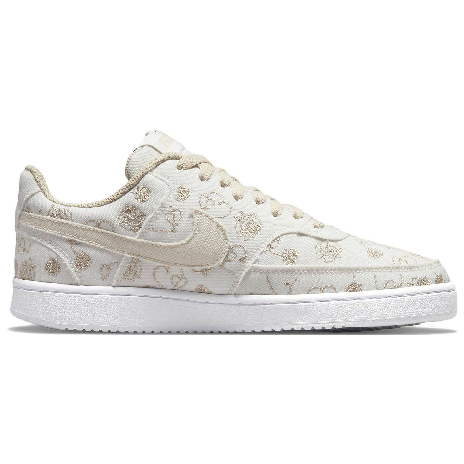 Женские кроссовки Nike Court Vision Low Valentines Day White Summit-White Rattan — фото 2