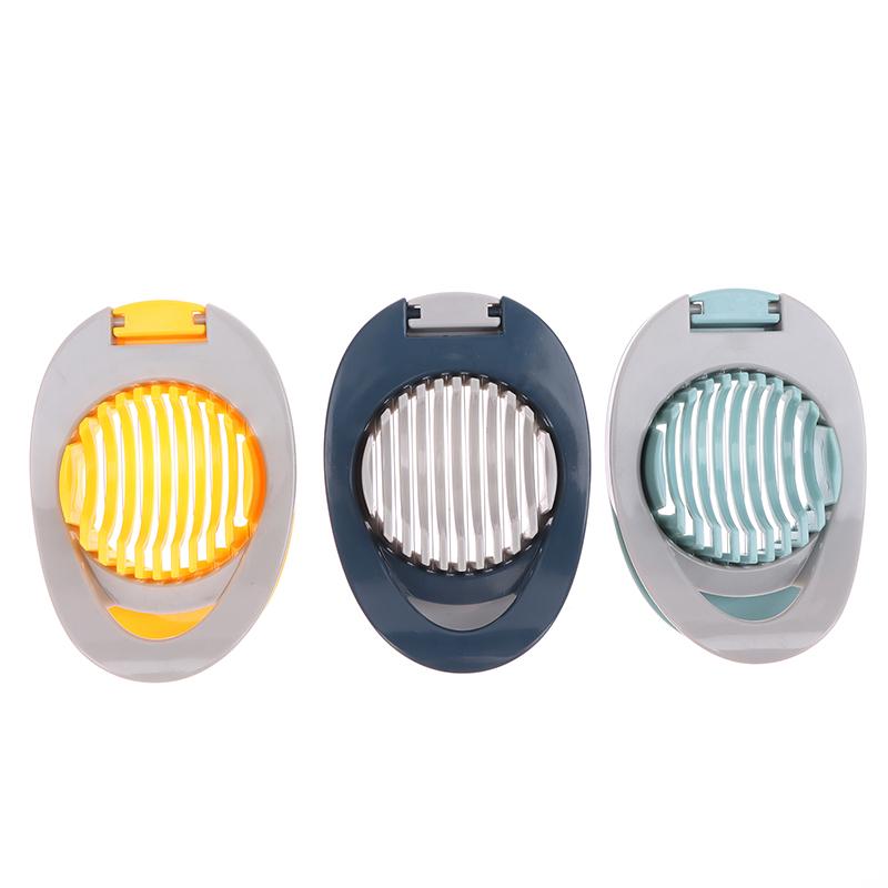 1Pc Multipurpose Stainless Steel Wire Egg Slicer For Hard Boiled Eggs Metal Egg Cutter Fruit Garnish Slicer Kitchen Gadgets