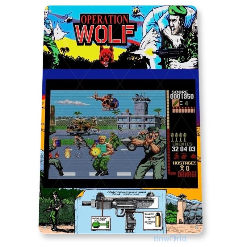 Metallschild im Vintage-Stil 20x30cm