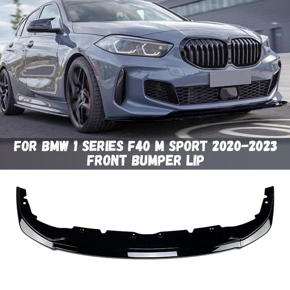 Para BMW F40 Serie 1 M Sport 118i 120i 128ti 2020 2021 2022 2023 Labio Spoiler Divisor Difusor Kit de Carrocería para Parachoques Delantero