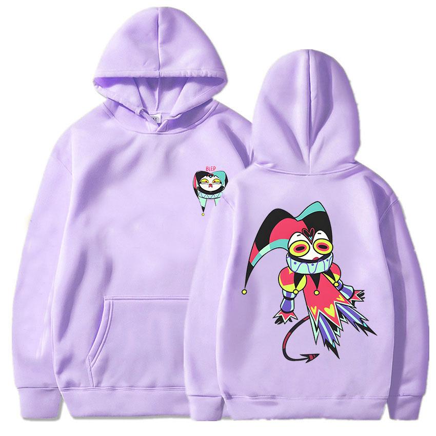 HelluvaBoss Hoodies Cartoon Print Comfortable Cute Sweatshirt With Hooded Harajuku Kawaii Clothes Sudaderas Japanese Anime Hoody