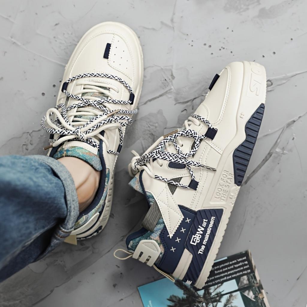 Fashionable Men's Shoes, Comfortable and Breathable Casual Sports Shoes, Thick Sole, Trendy and Versatile, Popular Styles