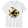 Cute Watercolor Tropical Fish T-Shirt Aquatic Wildlife Gift For Him And Her
