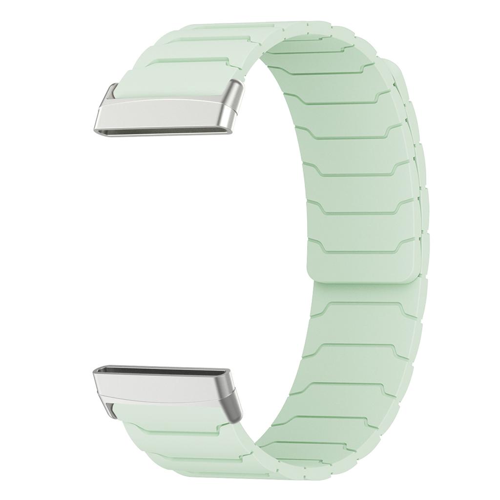 Magnetic loop strap for Fitbit watch versa 4/3 two color silicone band for versa 2/1 sport Bracelet replacement Wristband