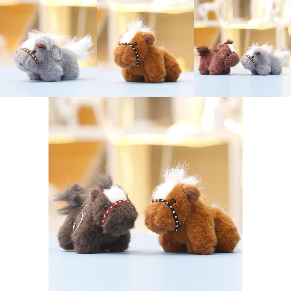 Cute Pony Plush Doll With Pp Cotton Filling For Backpack Charm And Gift For Teens
