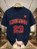 Chicago Nummer 23 All-Star Bedrucktes Herren T-Shirt Weiche Baumwolle Y2K T-Shirts All-Match Bequeme Kleidung Locker Sommer Kurzarm