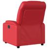 Relaxation Armchair In Red Synthetic Leather
