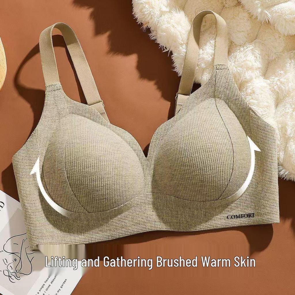 Women's Seamless Anti-Sagging Wireless One-Piece Lifting Bra