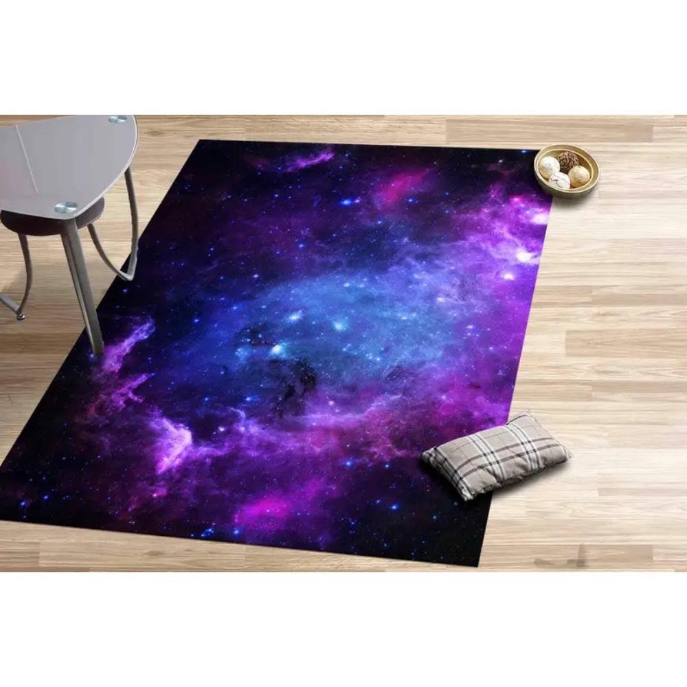 

Galaxy Starry Sky View Rug Anti-Slip Pattern Carpet Personalized Gift for Home Bedroom Living Room Decor 60*90cm