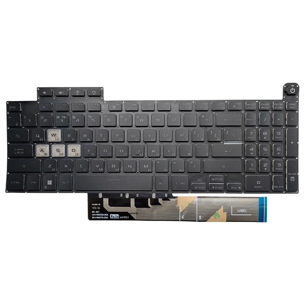 Клавиатура RU / US Подходит для ASUS TUF Gaming FX507 FA507 FX507Z F15 FX517 FX707 FX707Z FA707
