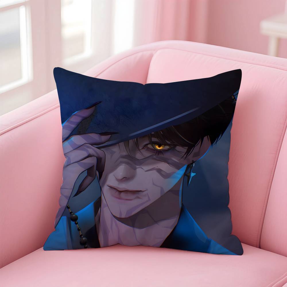 Hot KPop S-Saja Boys Pillow Case Comfort Sofa Bed Silky elegant Invisible zipper Custom Decorative cushion cover