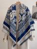 Luxury  Women'S Winter Faux Cashmere Scarf Paisley-Inspired Print Tasseled Multi-Way Pashmina Shawl Stylish Accessory