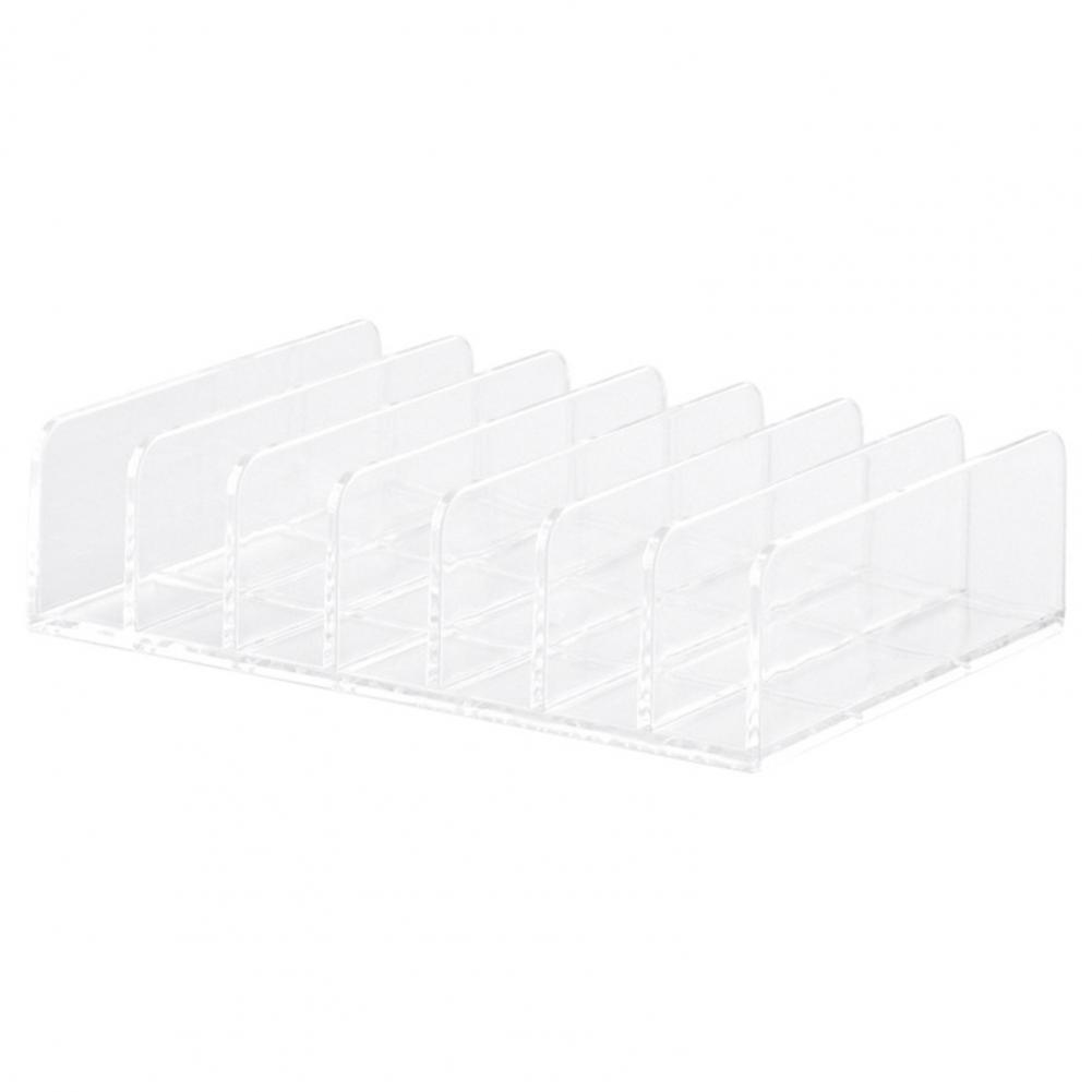 Money Storage Rack Storage Rack with Divided Spaces Heavy Duty Desktop Organizer with 7 Compartments for Cash for Money
