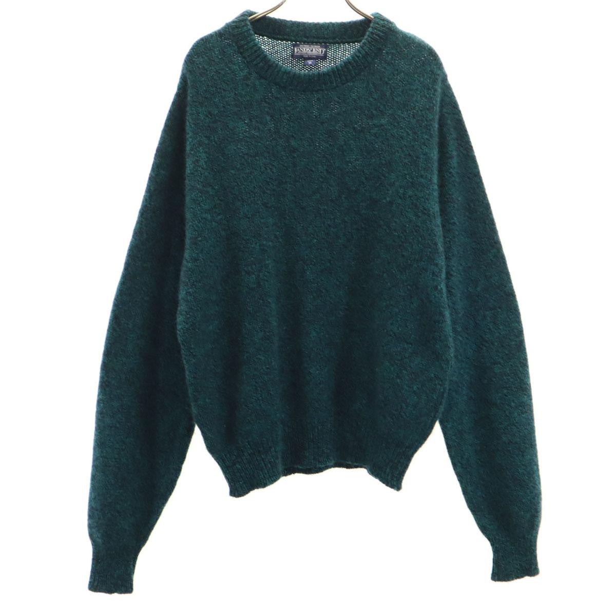 

LANDS END 90s Made in USA Old Long sleeve Melange sweater M knit Men s Used