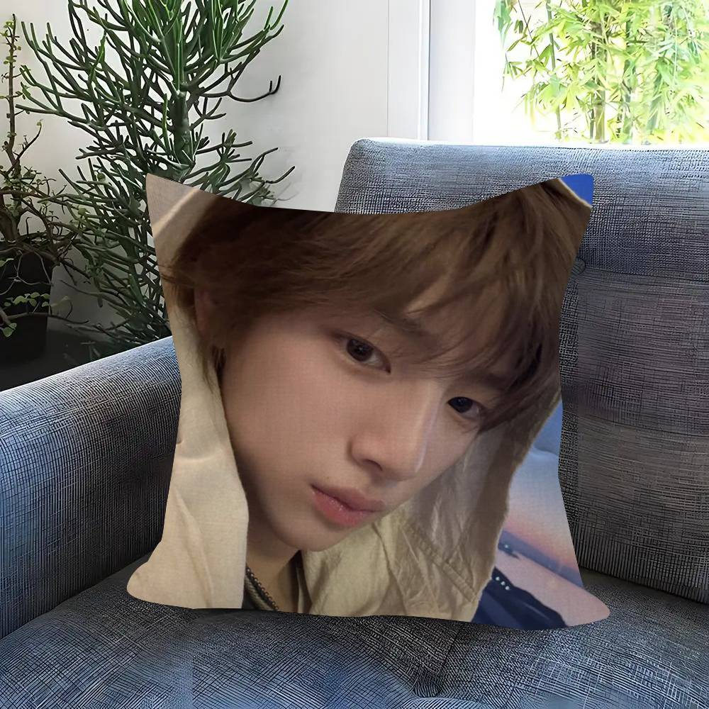 Singer J-J-Juhoon Korean Idols Pillow Cover Design Cushion Cover Decor Holiday Decorati