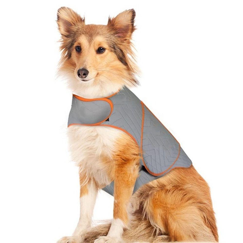 Elastic Dog Calming Shirt Reflective Pet Soothing Clothes Dog Coat Dog Rainy Vest  for Dogs and Cat
